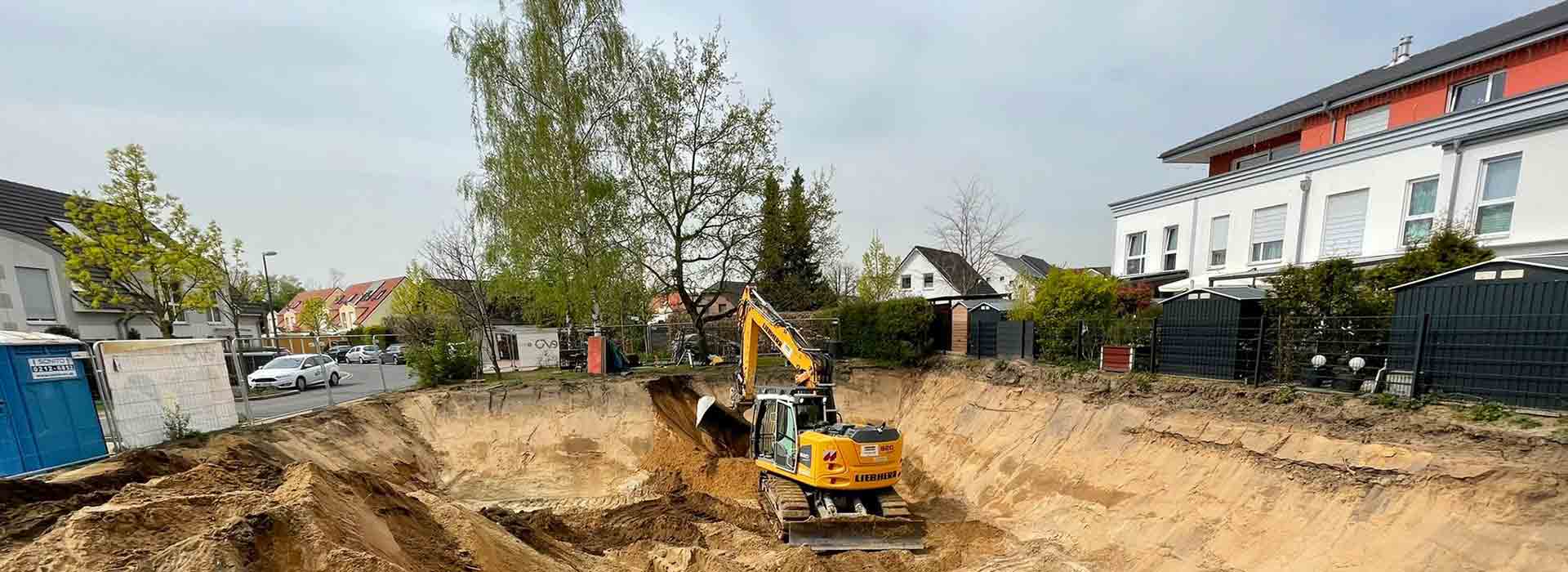 Bepflanzte Däche bei Bungalows